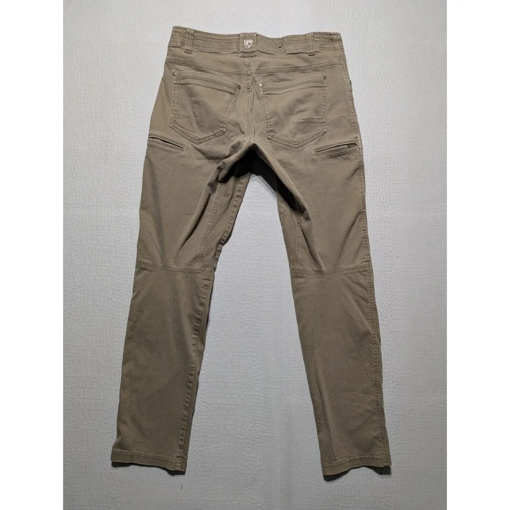 KÜHL Revolt Pants Men's 32x32 Khaki Tan Stretch Hiking Outdoor Casual